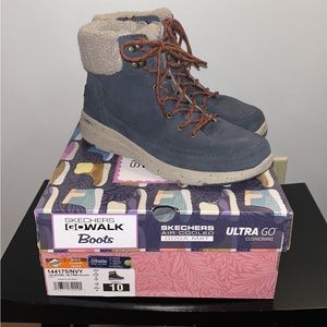 NIB SKECHERS ON-THE-GO GLACIAL ULTRA BOOTIE women's  size 10